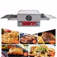 Electric Conveyor Pizza Oven Commercial 12 Inch Pizza Stove Oven Large Dispenser Cake Bread Pizza Making Machine 380V/220V 1