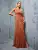 One shoulder asymmetrical chest pleats waist hollowed-out slit A swing mesh long skirt Evening gown Ball dress