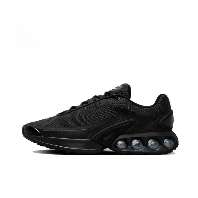 Nike Air Max Dn Black Metallic Grey DV3337-006 Wear-resistant Anti-slip Men's/Women's Low Top Running Shoes