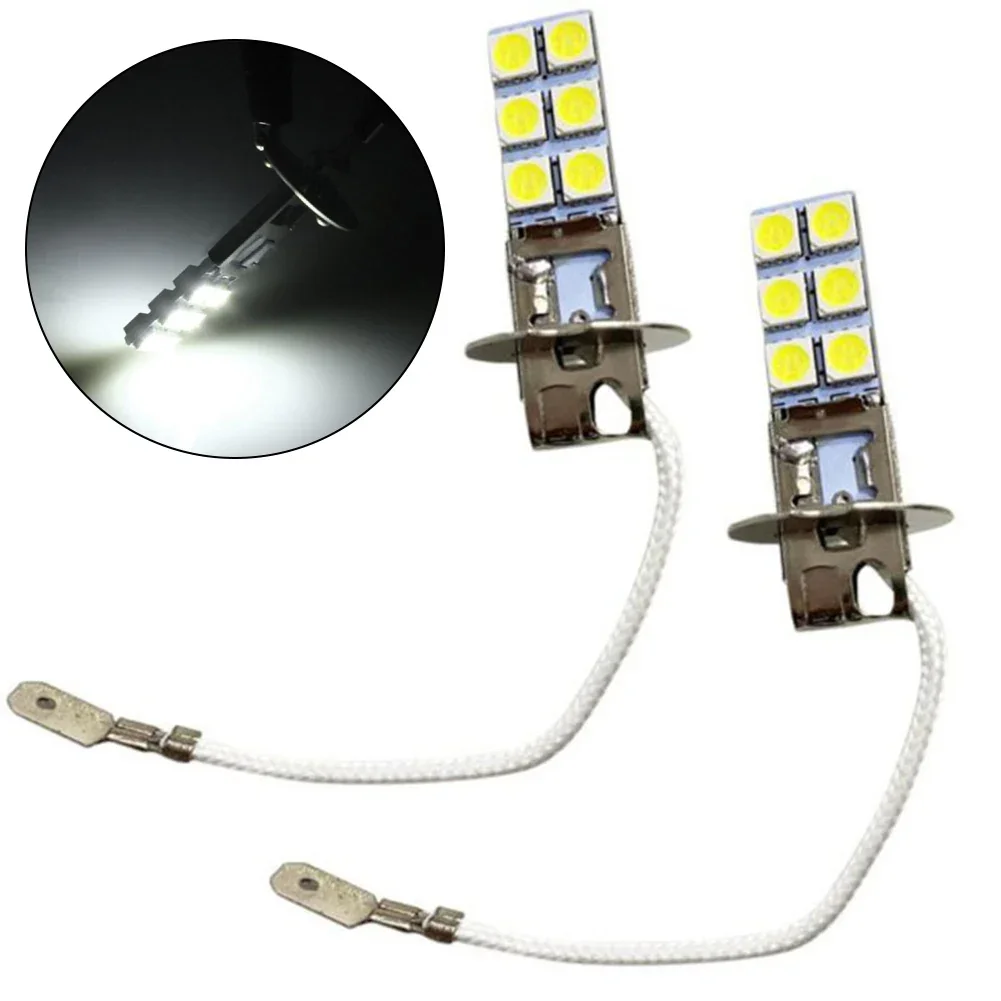2Pcs H3 LED Headlight Bulb Super Bright 6500K White Car LED Fog Light Driving Lamp DRL 12V 55W 6000K Mini Design led bulbs,led car headlights,led lights,led car lights,led headlights