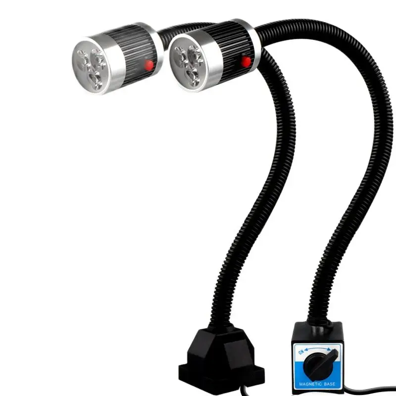 LED Machine Work Lamp 24V/220V 9W LED Lighting with 50cm For Industrial Machine CNC Milling Light Workshop Lighting
