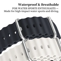 Strap For Apple Watch Band 44mm 49mm 40mm 45mm 41 38 Accessorie Correa Silicone Bracelet iWatch Ultra 2 serie 7 6 se 8 9 - Image 4