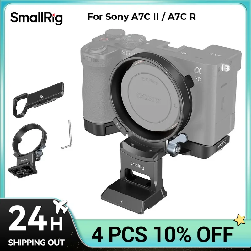 

Поворотная Монтажная пластина SmallRig A7C II A7CR, горизонтальное и вертикальное быстроразъемное крепление для Sony Alpha 7C II / Alpha 7CR