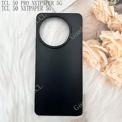 Durable Shockproof Silicone TPU Back Cover for 50 PRO NXTPAPER 5G (Black)