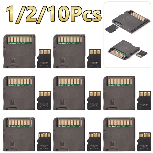 Carte mémoire R4 pour jeux vidéo NDS/NDSL R4 DS, carte mémoire de jeu,  cartes flash, adaptateur, pièces de rechange - AliExpress