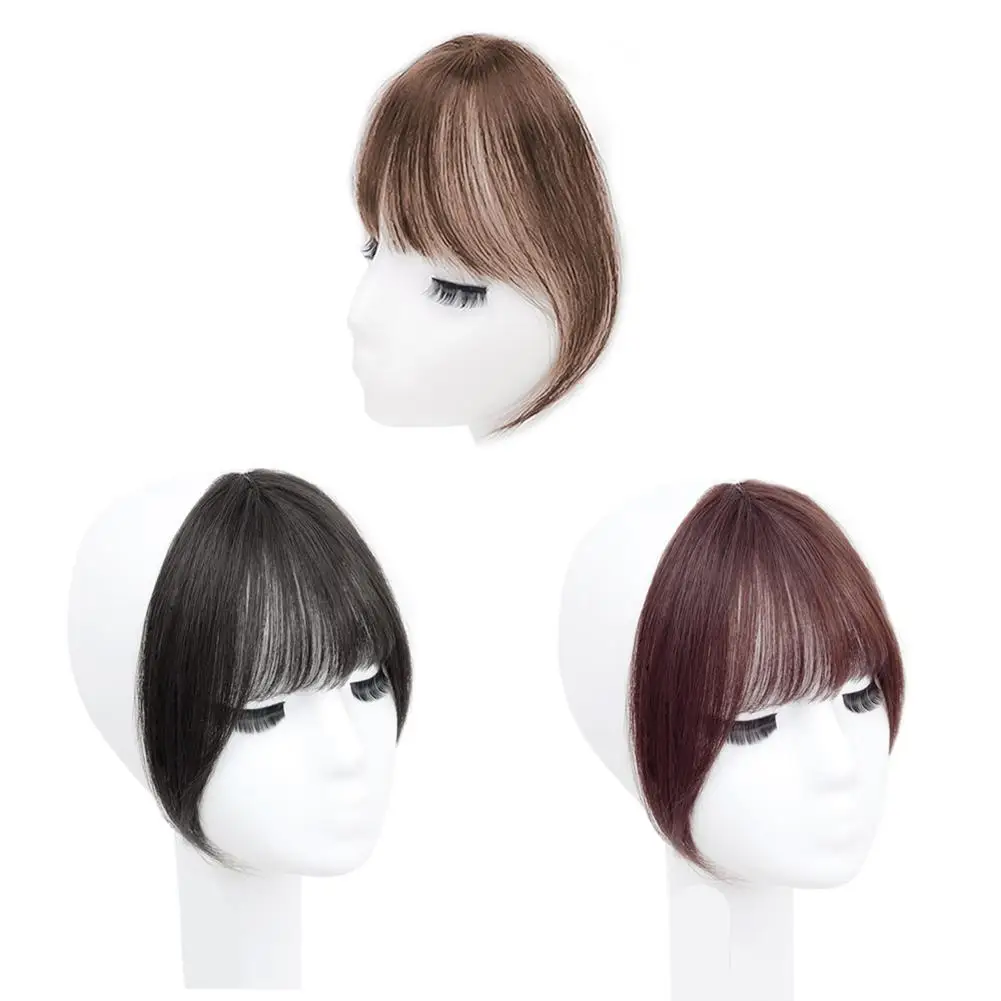Fake Air Bangs Hairstyle Tool Hair Clip Extension Synthetic Hair Fake Tassels Natural Wig Women Clip Bangs Tool Natural Wig hair extensions hair bangs
