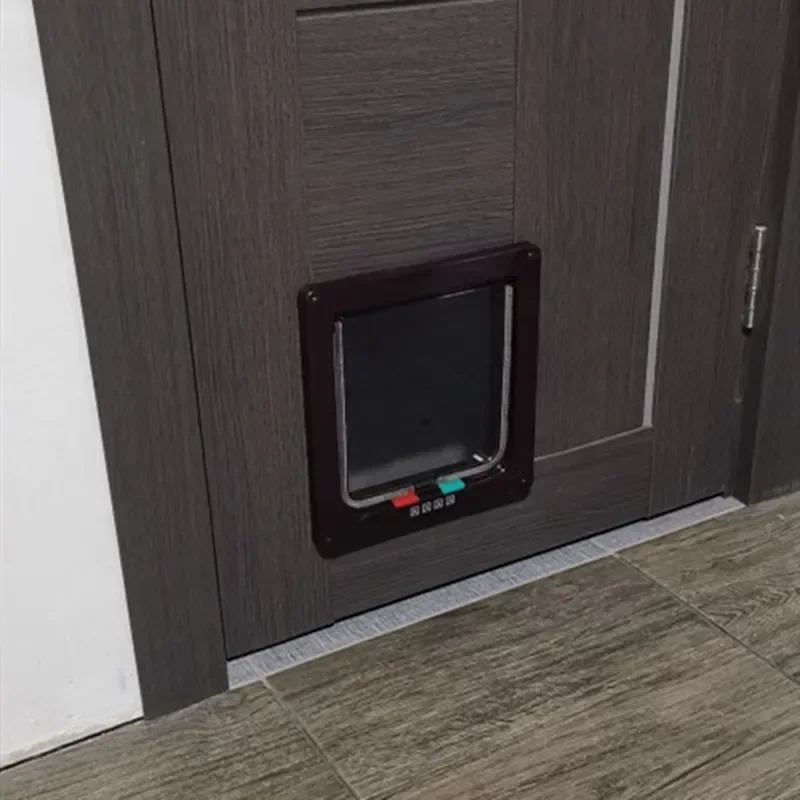 

Way Dog 4 Pet маленькие ворота пластиковые животные с дверью для безопасности клапан замок для кошек