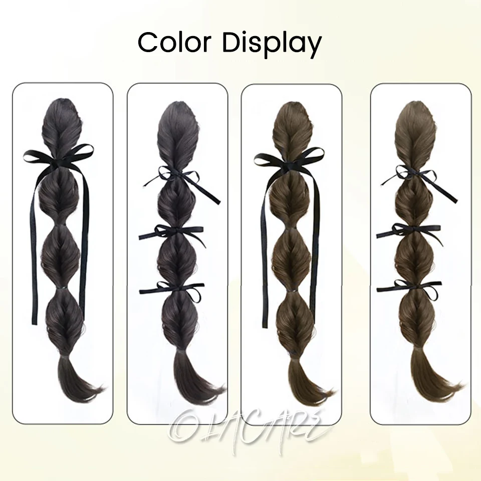 Synthetic Heat Resistant Ponytail Hair Extensions for Women