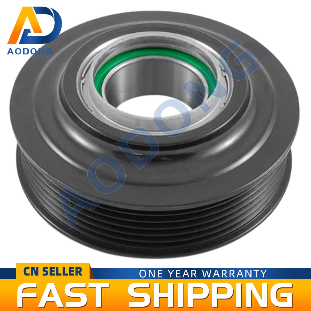 VV Transporter T5 Amarok Multivan 7E용 7SEU17C A/C AC 압축기 클러치 풀리 0820803   7E 0820803 F7E 0260803 G 447150 -2613