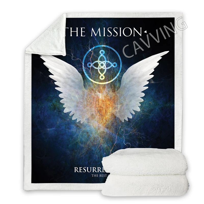 

Трехмерное одеяло из шерпы THE MISSION, прямоугольное одеяло, текстиль, Флисовое одеяло, одеяло, домашний декор