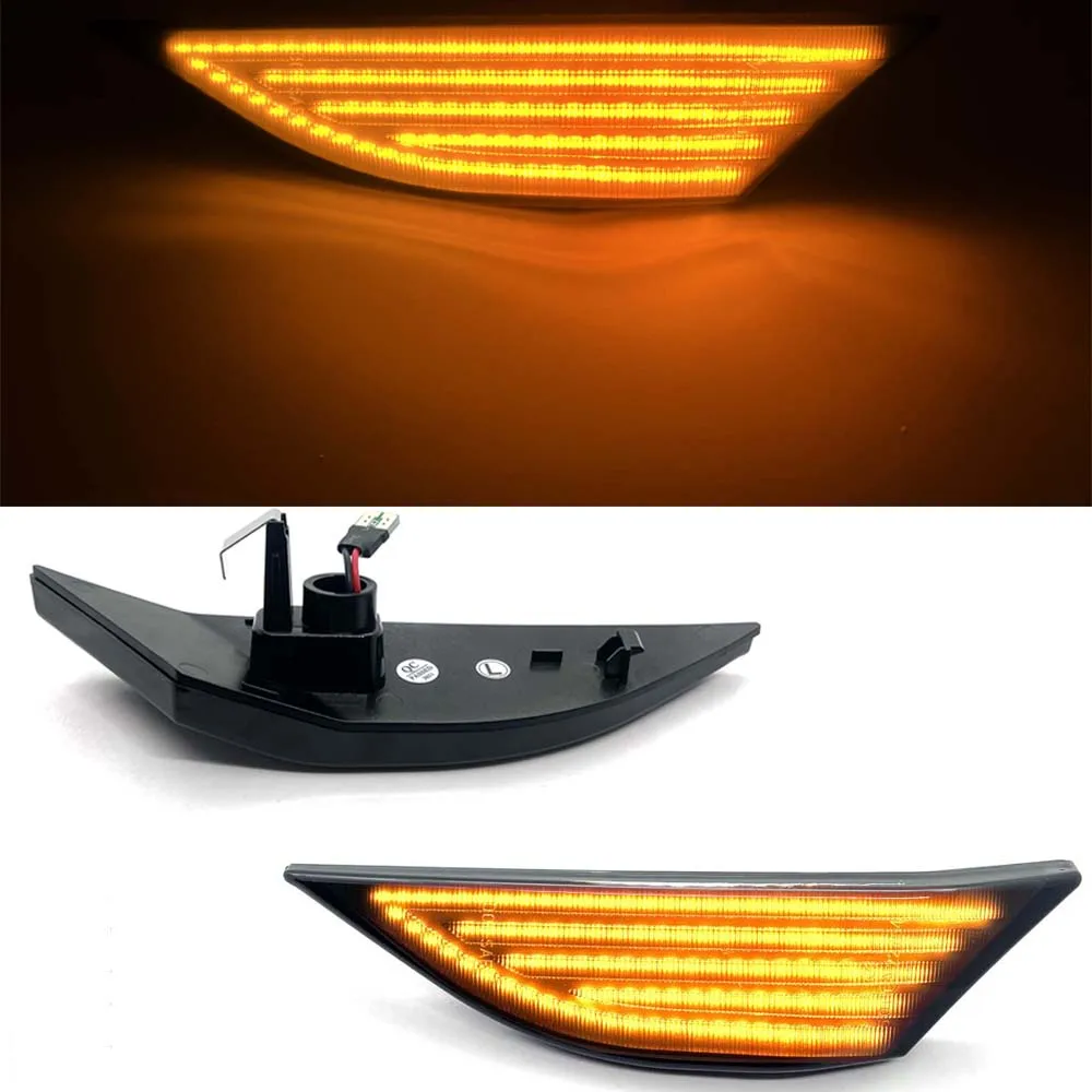 2pc Led Side Marker Light Arrow Turn Signal Blinker Indicator Lamp For ...