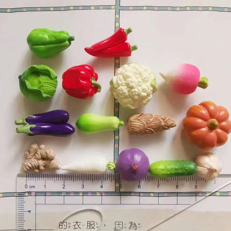 Miniature Fairy Garden Vegetable Figurines for Terrariums and Dollhouses