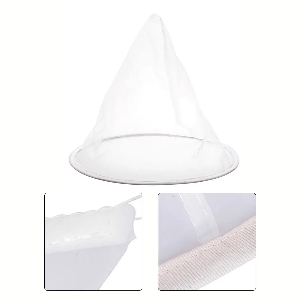 Beekeeping Tools Beekeeping Accessories Steel Fiber Honey Strainer Filter Net Effective Fine Mesh Filtration Convenient Metal Circle Design 35*40cm Size