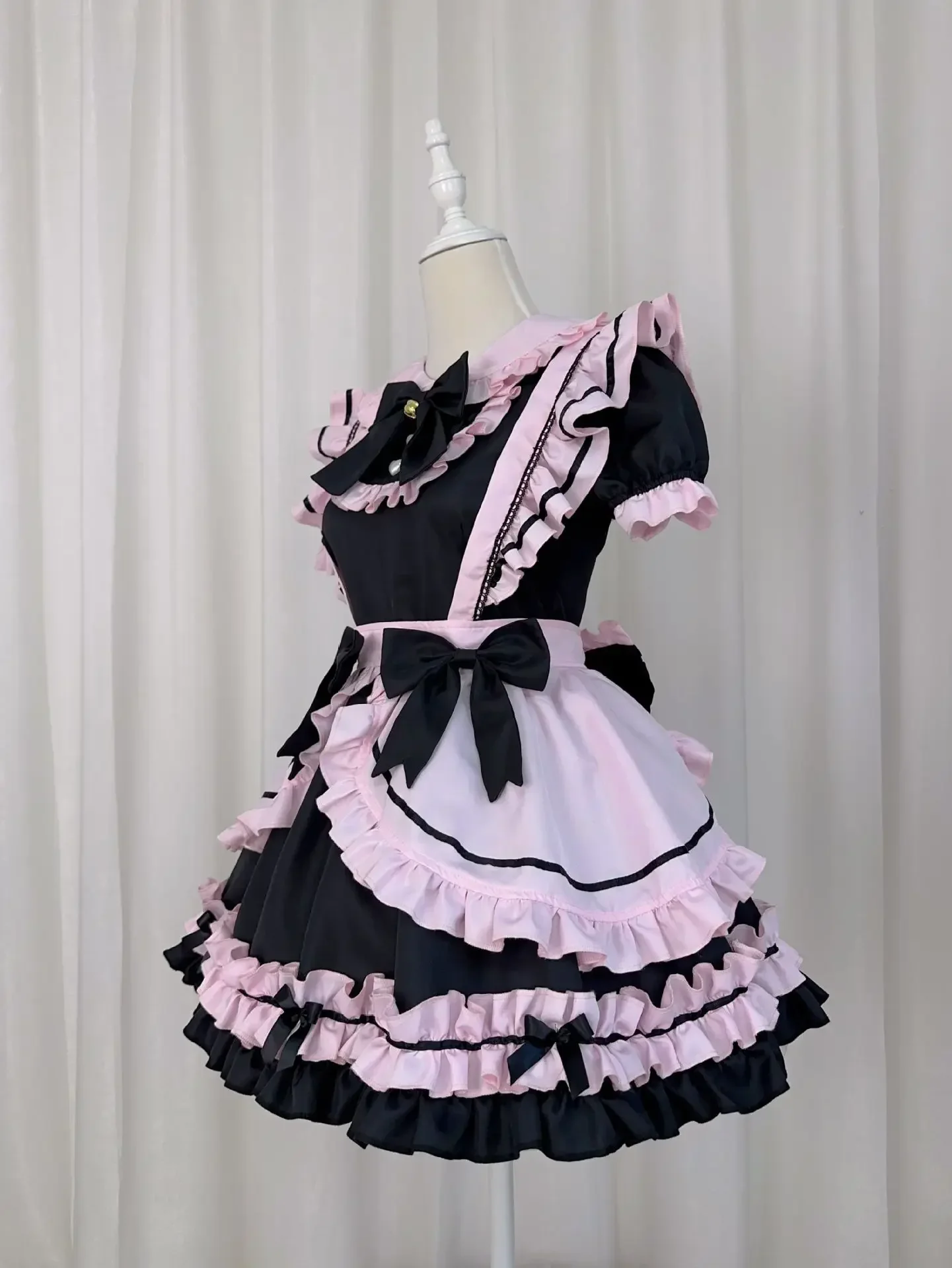 Lolita Dress Vestiti A Tema Anime Vestito Lolita Nero Abito Gotico Lolita  Pezzi Vestito Con, image size:1441x1920