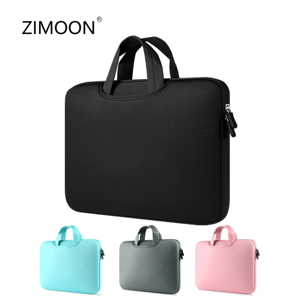 Bolsa Portátil Macia para Macbook 11 13 14 15 Notebook Carry Bolsa Capa Protetora do Computador Maleta de Manga