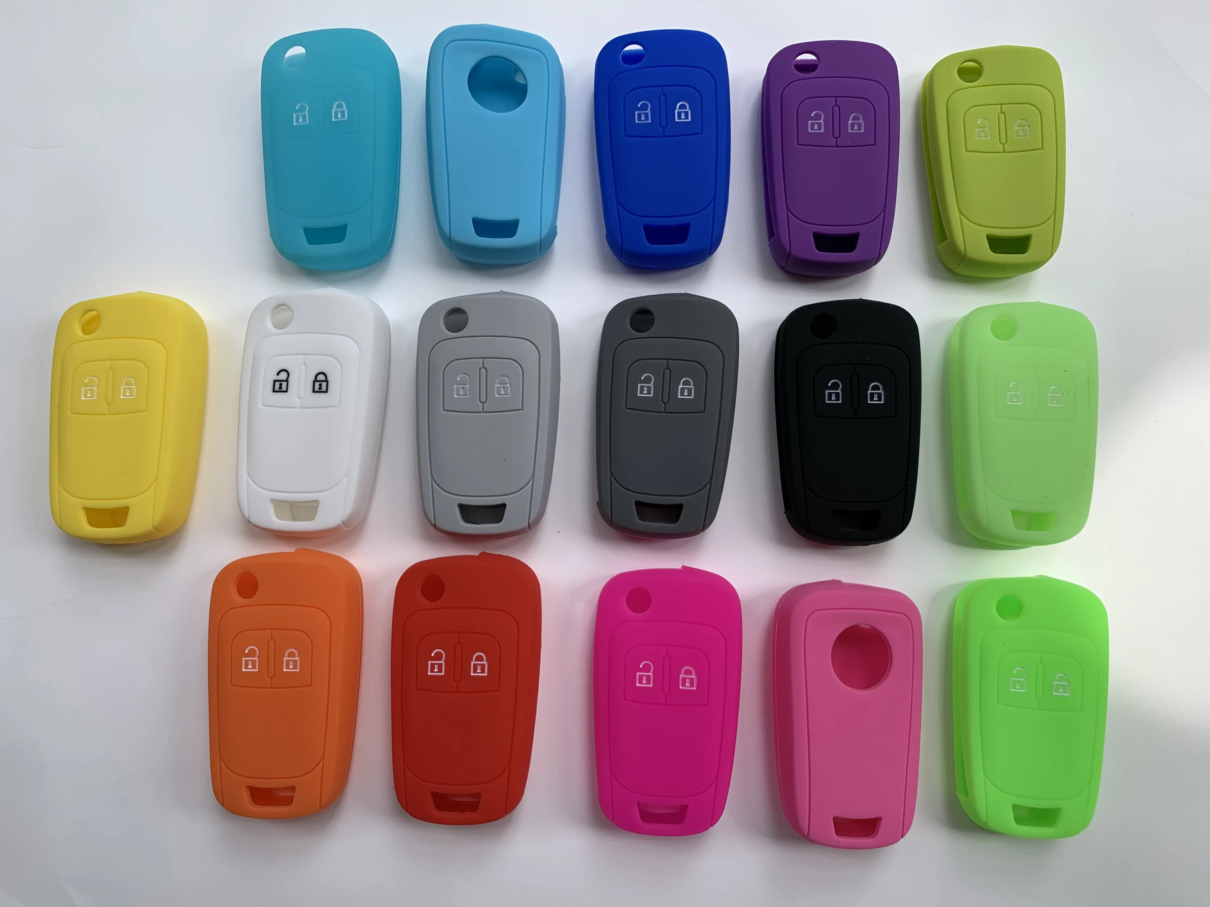 Key Case Cover 2 Button Silicone For Chevrolet Lova Sail Aveo Cruze Opel Vauxhall Insignia Astra Buick Flip Remote