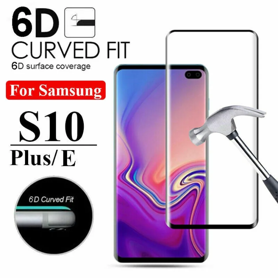 Tempered Glass For Samsung Galaxy S10 Plus S10e S10+ Screen Protector Film Tempered Glass
