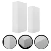 2 Pcs Foam Blocks Polystyrene Rectangular Crafts White Foams Cubes Rectangle Painting Balls 3