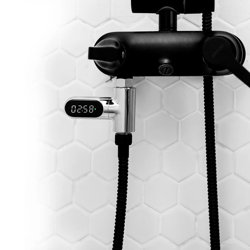 Hot Tub Water Temperature Monitor Electricity Home LED Display Shower Faucets Water Thermometer Bathing Temperature Meter