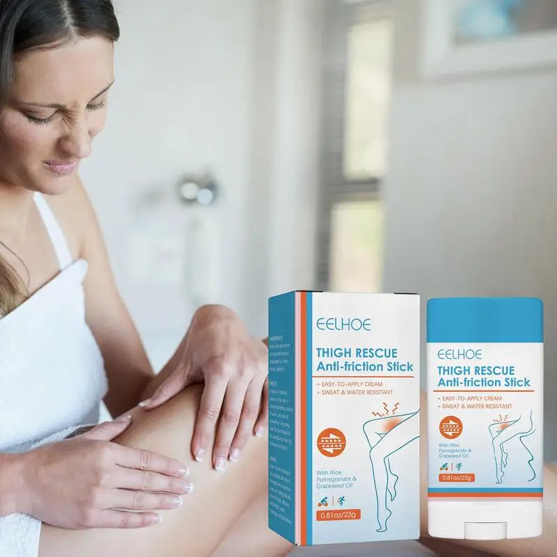 Anti Chafe Stick Women Anti Friction Moisturizer Thigh Care Balm Sweat proof Skin Rescue Anti Chafe Skincare Stick For Thighs anti chafing pads