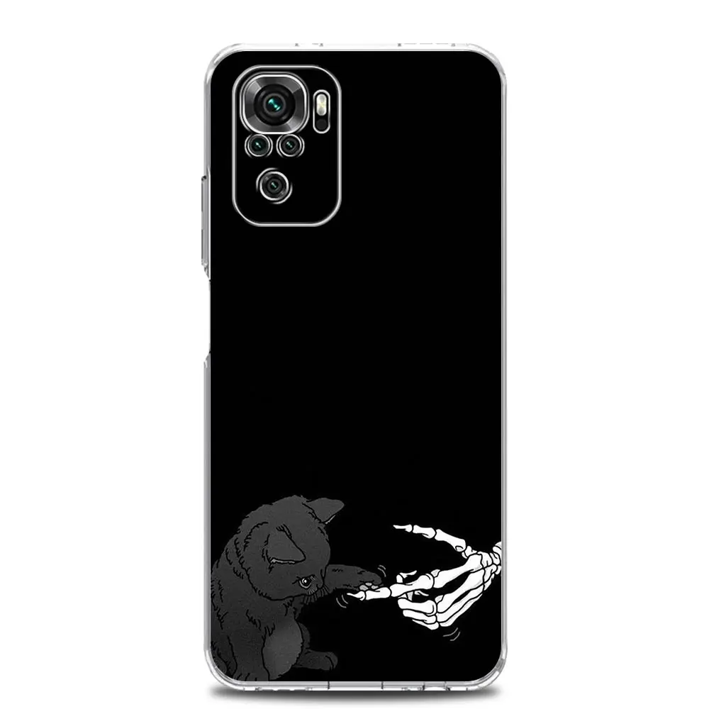 Clear Skeleton Design Phone Case – Transparent Fun Print Cover