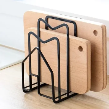 Scaffale per scaffali Supporto multistrato salvaspazio Tagliere antiruggine Pratico organizzatore da cucina Porta coperchio per pentola Ferro Art Home WF 1