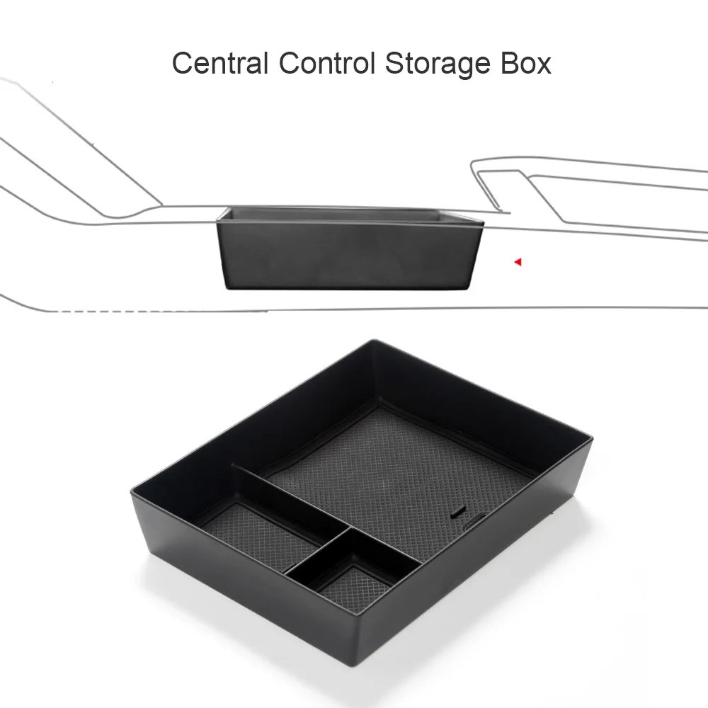 Car Central Control Storage Box for Tesla Model 3 Highland 2024 Center  Console Organizer Phone Wallet Key Holder Car Accessories - AliExpress