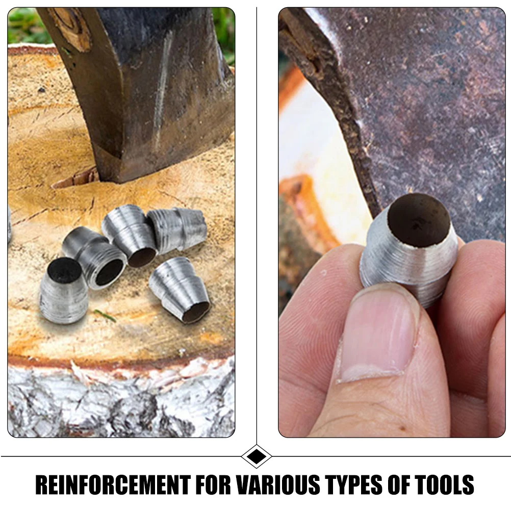 20 Pcs Replacement Wedge For Hammer Ax Wedge Reinforcing Metal Hammer Round Handle Splitting Iron Replacement Tool 2
