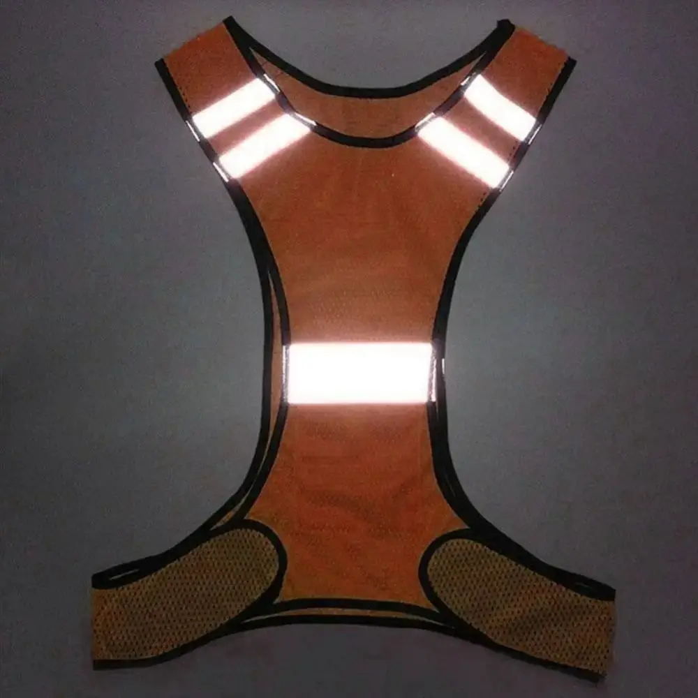 High Visibility Reflective Safety Vest Wear Resistant Fashion Motorcycle Riding Waistcoat Comfortable Breathable