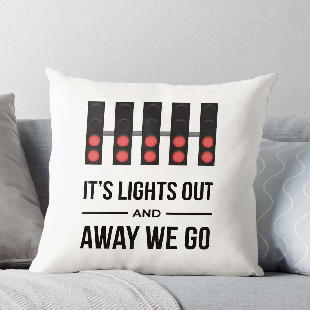 

It's Lights Out And Away We Go Throw Pillow Throw Pillow pillowcases for sofa cushions Throw Pillow Covers christmas case