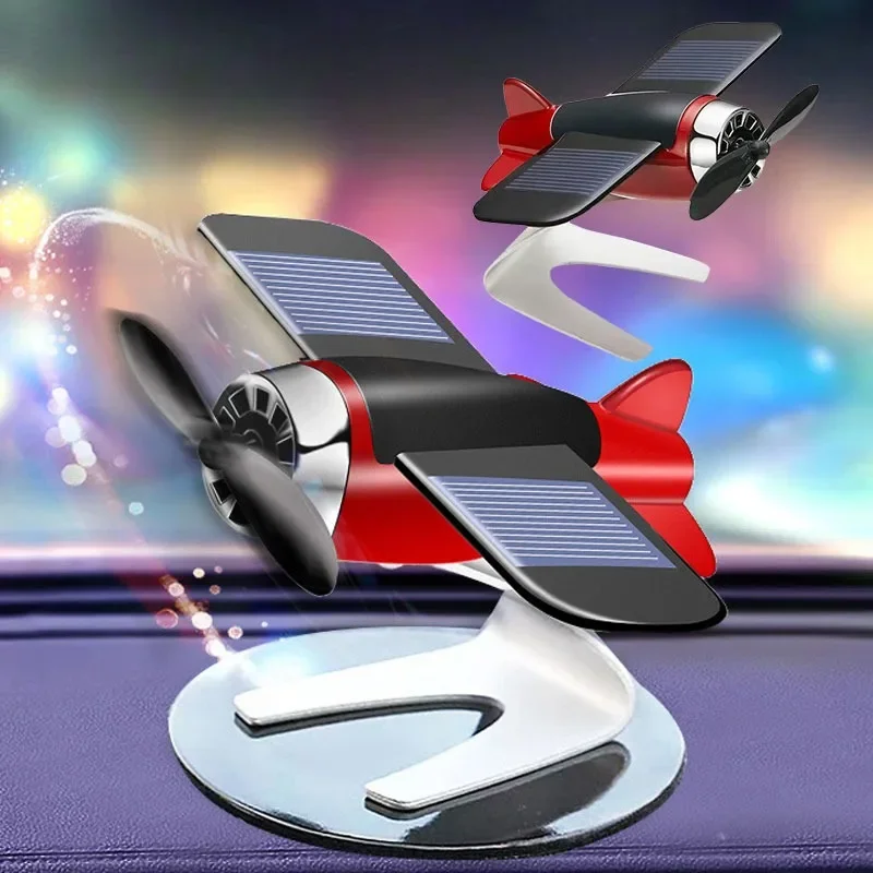 

Universal Car Air Freshener Smell in The Styling Solar Airplane Model Center Console Auto Accessories Fragrance Air Fresheners