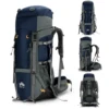 Night Cat Camping Backpacks 90L with Internal Frame Hiking Backpack for Men Women Waterproof Lightweight Breathable Outdoor 1