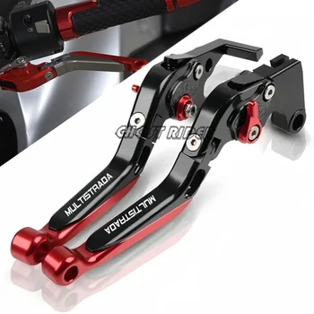 Per DUCATI Multistrada 950 1200 Enduro 1200S 1260 1260S Pieghevole Leva Frizione Freno Moto Manubrio Allungabile Regolabile