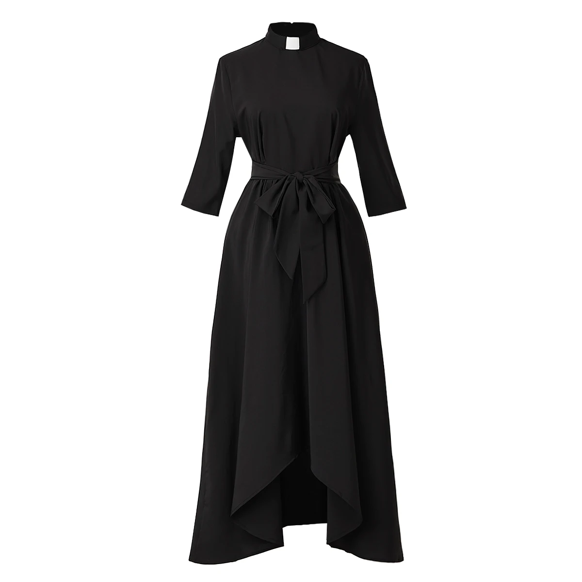 Long Sleeve Black And White Maxi Dress Amazon Church Clergy