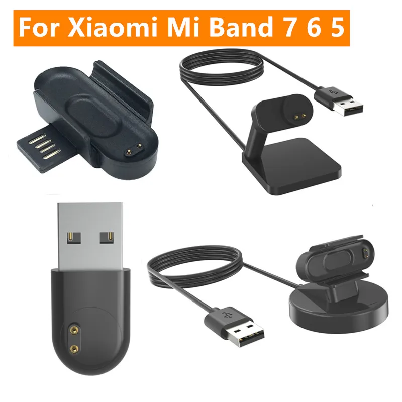

Зарядное устройство USB, стабильная док-станция, кронштейн для Xiaomi Mi Band 7 6 5, умные часы, держатель кабеля для быстрой зарядки, адаптер питания, базовая подставка