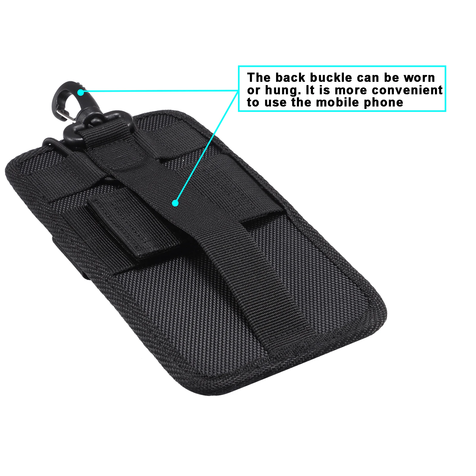 Universal Oxford Cloth Hanging Shoulder Strap Cell Phone Bag Pouch