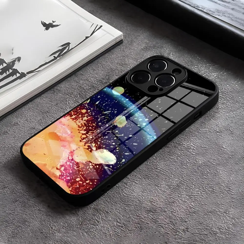 Rainbow Radiohead Band Glass Design Phone Case Cover