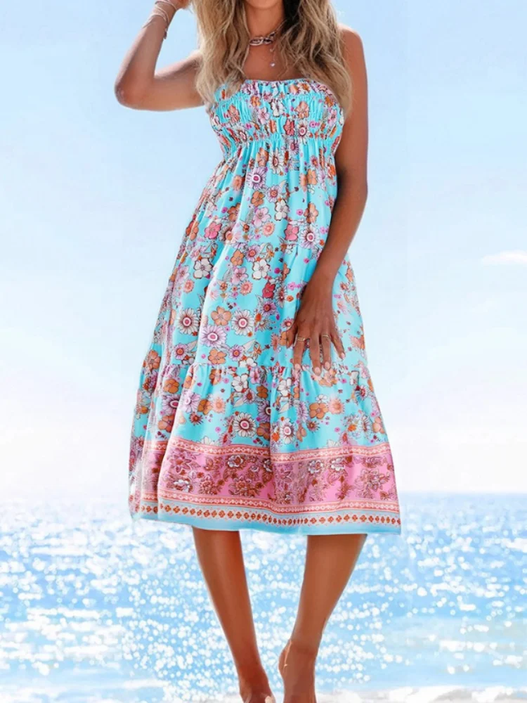 Sleeveless Summer Beach Dress for Women