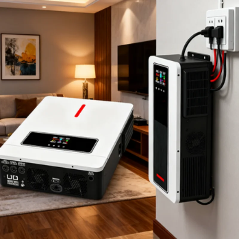 6KW 단상 인버터 순수 사인파 48V DC에서 220V/230V AC 오프 그리드 태양광 인버터
