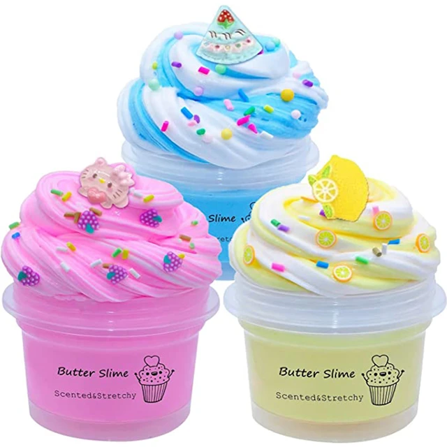 70ml Ocean Fluffy Slimes Kit Toy Gifts Children's Butter Diy Super