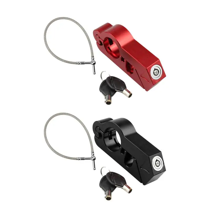 2-in-1 Anti Theft Handlebar Throttle Security Lock Motorcycle Locks Universal Moped Lock Motorcycle Safety Lock With Headgear throttle control assy chainsaw parts control switch outdoor power equipment with cable fits for stihl fs120 fs200