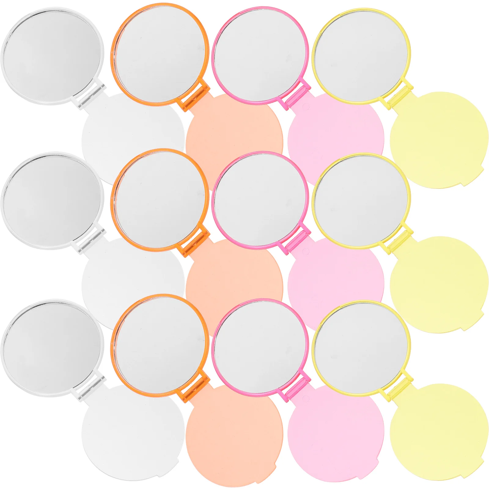 

Foldable Mirrors Mini Cosmetic Mirrors Portable Outdoor Travel Pocket Makeup Mirrors for Girls Beauty Cosmetic Tools