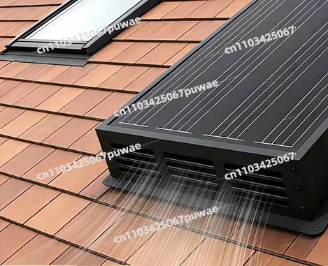 110/160mm Solar Roof Integrated Duct Fan Household Bathroom Kitchen Roof Ventilation Exhaust Fan