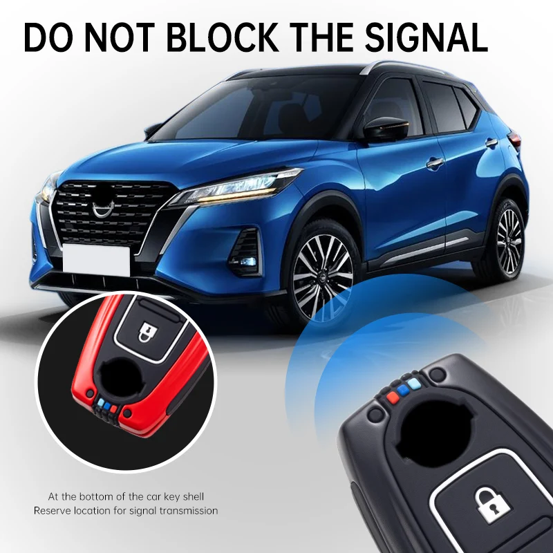 1set Car Key Case & Keychain Compatible With Nissan in 2023