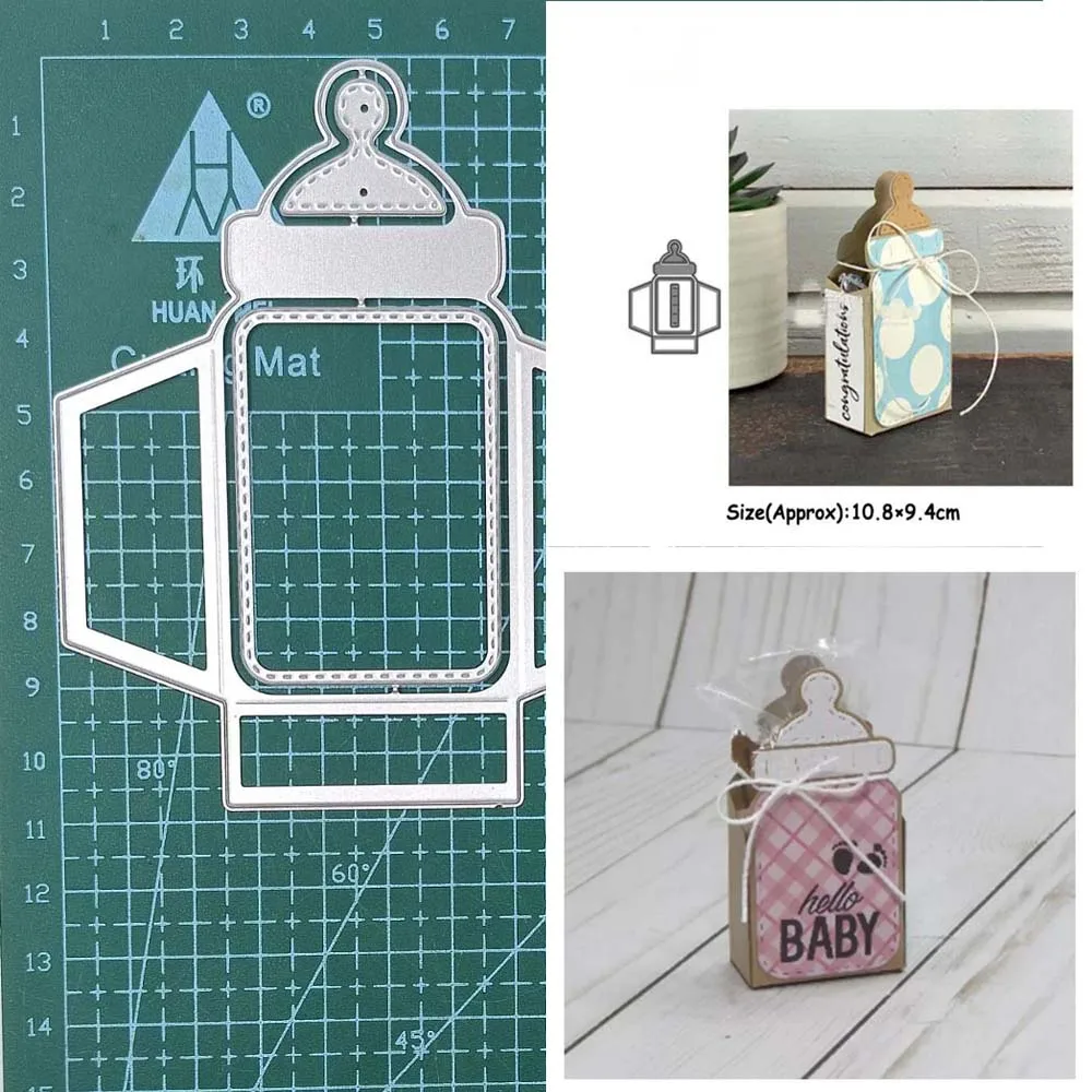Romantic Sunset Butterfly Box Metal Cutting Die for Card Making and Scrapbooking