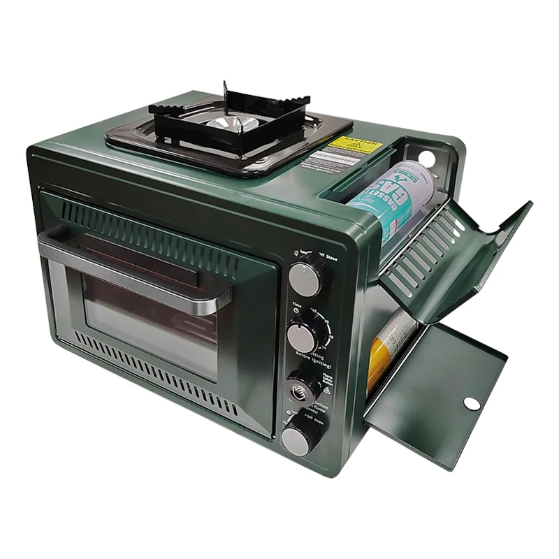 Professional Outdoor Travel and Camping Kitchen Gas Toaster Oven with Big Capacity