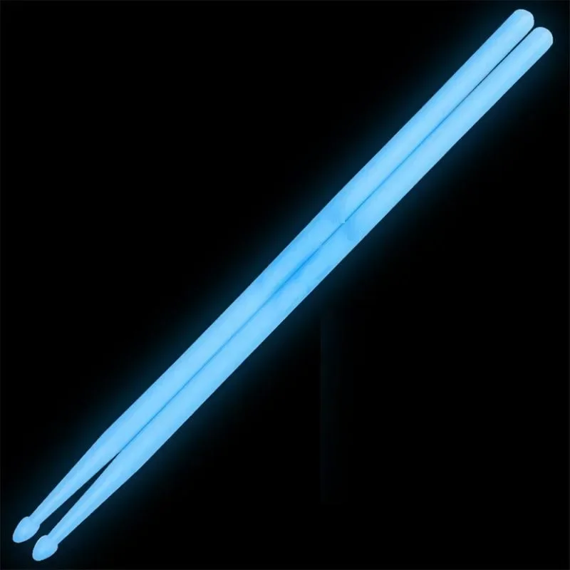 Glow-in-the-Dark Luminous Nylon Drumsticks - Fluorescent Bright Light Musical Accessory