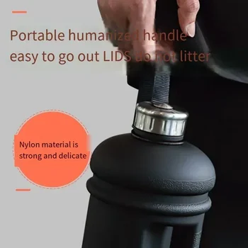 2.2L NEW Large Capacity Plastic Sports Bottles Portable Outdoor Travel Cold Water Cup Fitness Gym Protein Shaker Sport Bottle 3