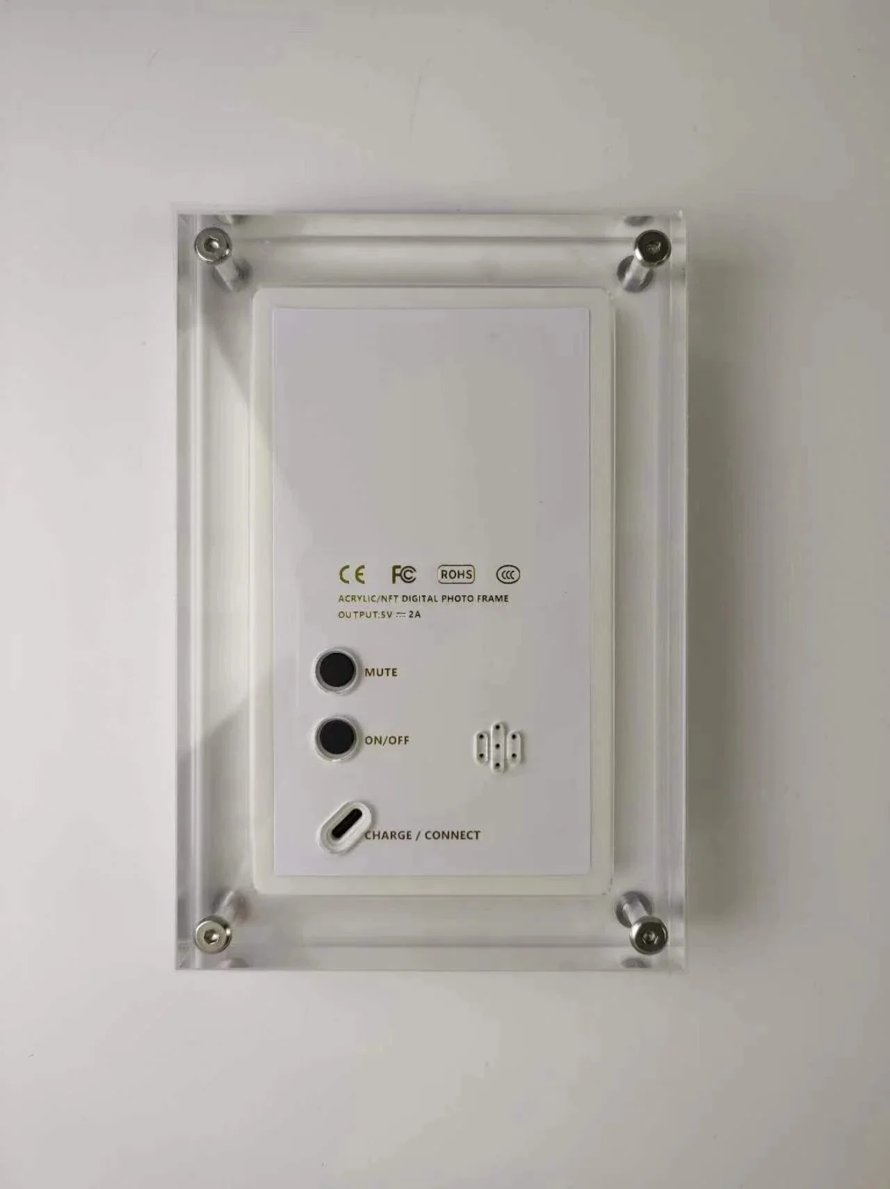 Acrylic Digital Photo Frame 5/7 Inch 1000mAh Vertical Display IPS Screen 2G Memory Battery Porta Retrato Digital view 6