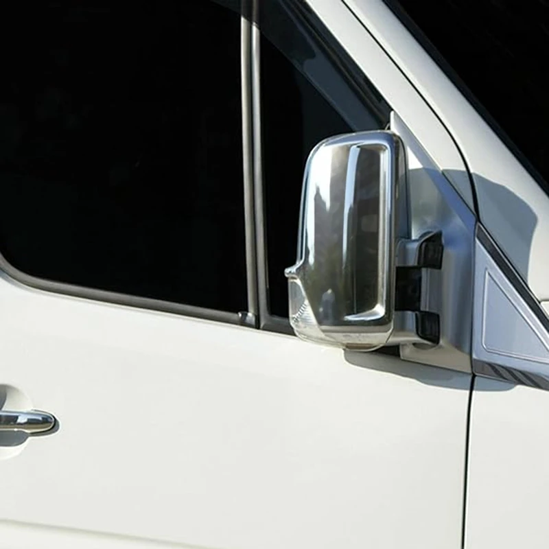 Vista Posteriore Overseas Housing Side View Mirror Cover Chrome Per Vw Crafter Per Mercedes Sprinter 2006 - 2017